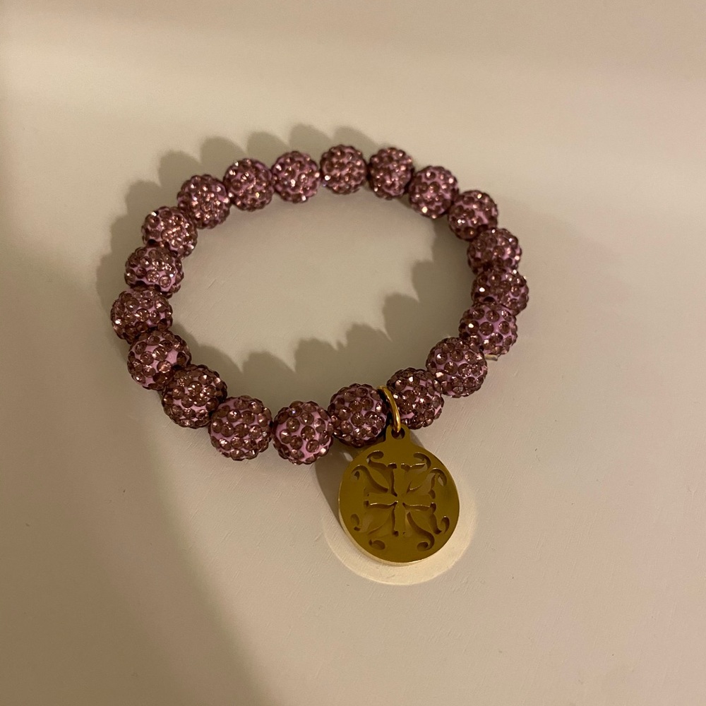 Pink Rustic Cuff bracelet
